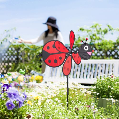 Moulin à vent coccinelle Paradise Critters - INVENTO - Girouette en