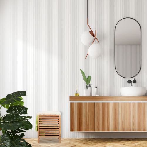 Tabouret Avec Rangement En Bois et Mousse