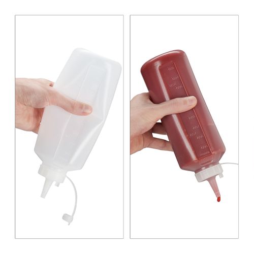 Bouteille à Sauce 1000 Ml Lot De 8