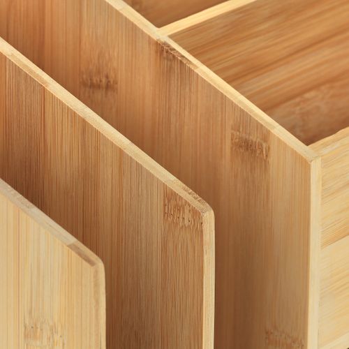Organiseur De Bureau En Bambou