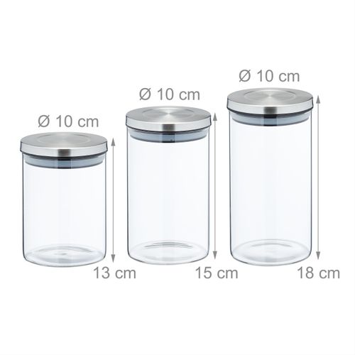 Lot De 6 Bocaux En Verre 240 Ml Fabriqués En France - Verrines Coniques Pour Miel, Confiture, Déco - 3