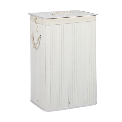 Lot De 3 Paniers à Linge Pliables BlissTotes - 75L, Imperméables, Gris, Poignées Renforcées