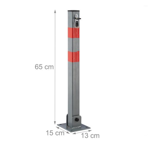 Lot De 4 Poteaux De Parking Carrés