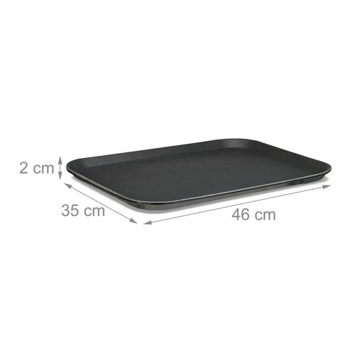 Lot De 2 Plateaux De Service 35x46x2