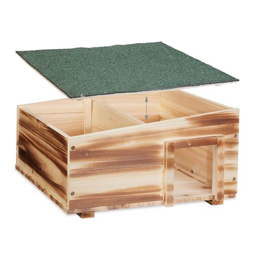 Abri A Bois Abri Hérisson Bois Royal Gardineer - Toit Bardeaux Abri A Bois Abri Hérisson Bois Royal Gardineer - Toit Bardeaux