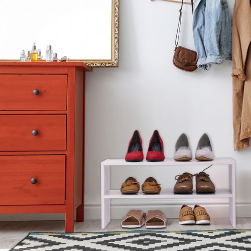 Étagère à Chaussures Blanche