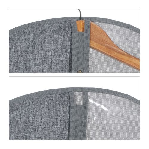 Lot De 3 Housses à Vêtements 135 X 58 Cm