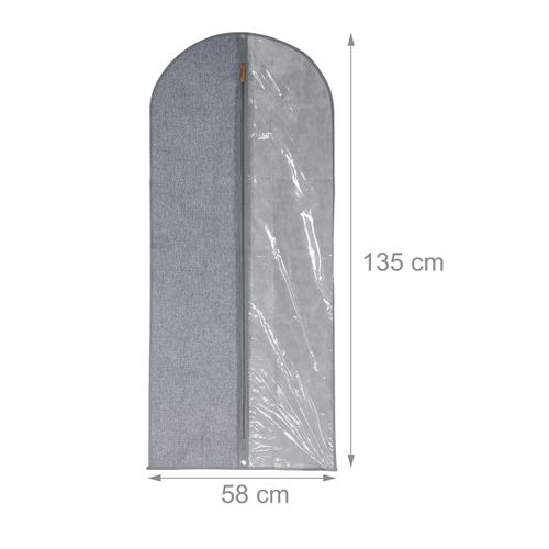 Lot De 3 Housses à Vêtements 135 X 58 Cm
