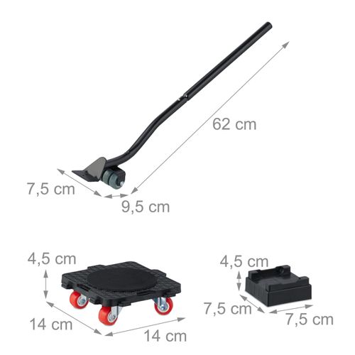 Kit Déplace Meuble Lourd Avec Roulettes