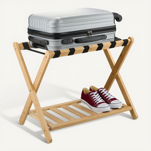 2x Porte-valise En Bambou