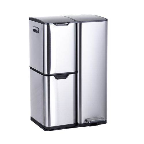 Poubelle 3 Compartiments, 60 L