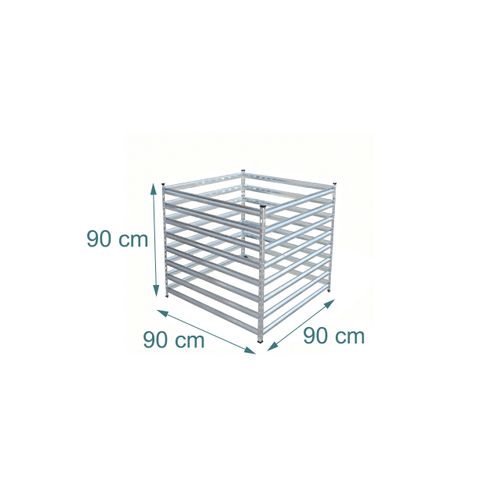 Composteur Métal Pour Jardin - Pot de fleurs - Bac - Jardinière BUT