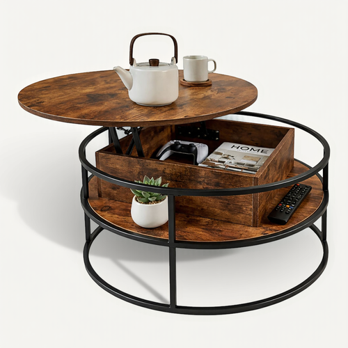 Table Basse Relevable Avec Rangement