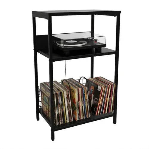 Meuble Platine disque Noir