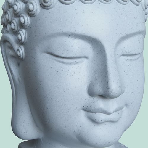 Tête Bouddha, 70 Cm