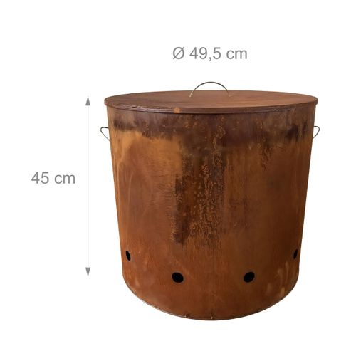 Brasero Acier Corten