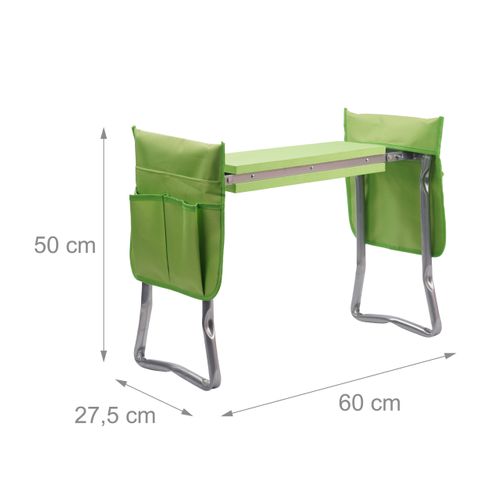 Banc à Genoux Pliant Avec Poches