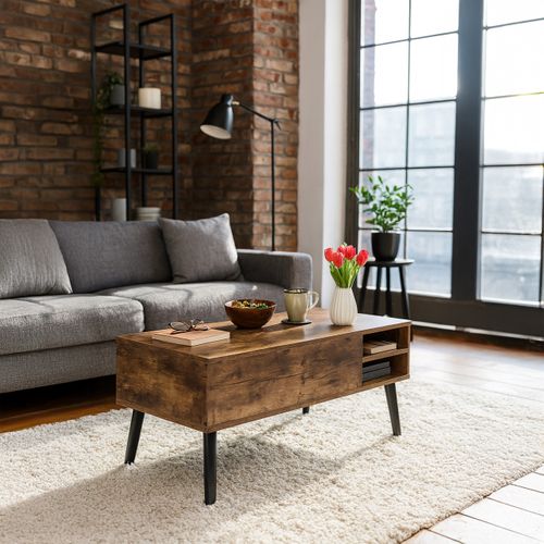Table Basse Avec Rangement Pratique