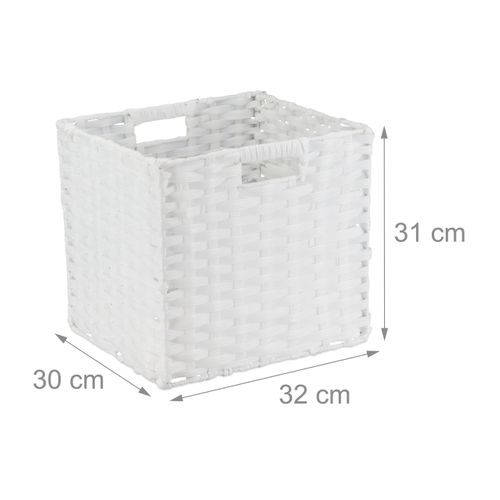Ensemble de 4 paniers de rangement salle de bain stockage d'armoires en