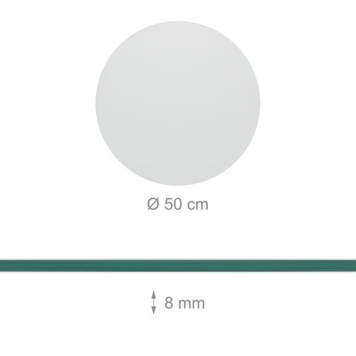 Plaque En Verre De Sécurité Trempé 8 Mm