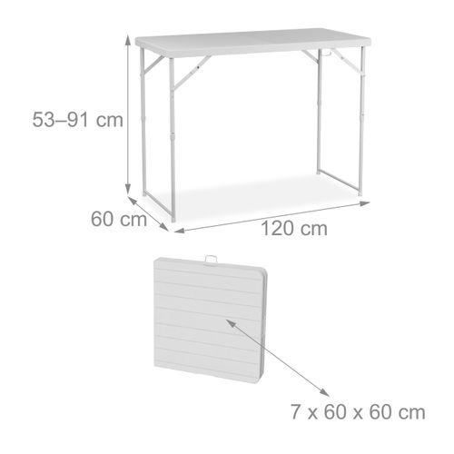 Table De Jardin Réglable En Hauteur