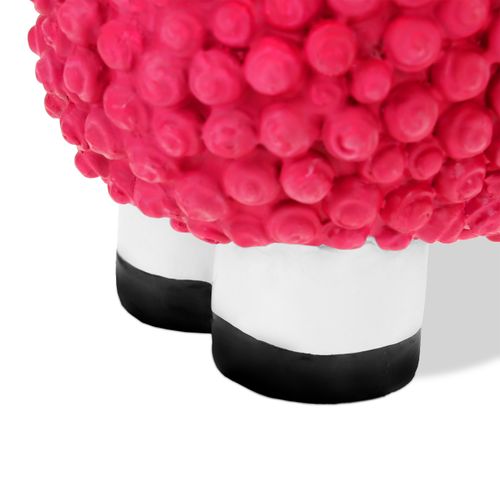 Bambelaa! Grande Figurine Décorative Mouton Jardin 31x13x23 Cm Noir Et Blanc - Intérieur Extérieur
