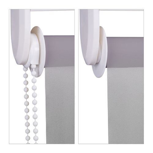 Relaxdays Store De Baignoire, 140 X 240 Cm, Rideau De Douche Avec Chaine Montage Flexible Salle De Bain Colore 84664236