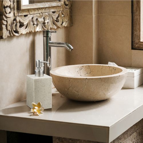 Porte-savon Liquide Pompe En Inox Carré