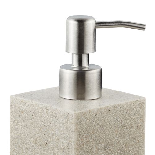 Porte-savon Liquide Pompe En Inox Carré