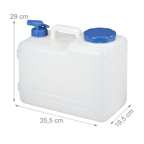 Bidon D'eau De Camping 5.5L Avec Robinet - Réservoir Portable En Plastique Alimentaire - Pour VR, Pique-nique, Chantier - 7