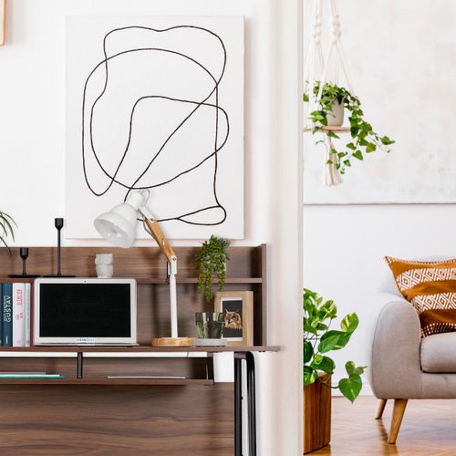 Bureau Avec Étagères à Compartiments