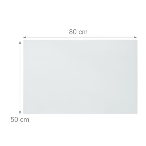 Tableau Mémo Magnétique Verre Blanc