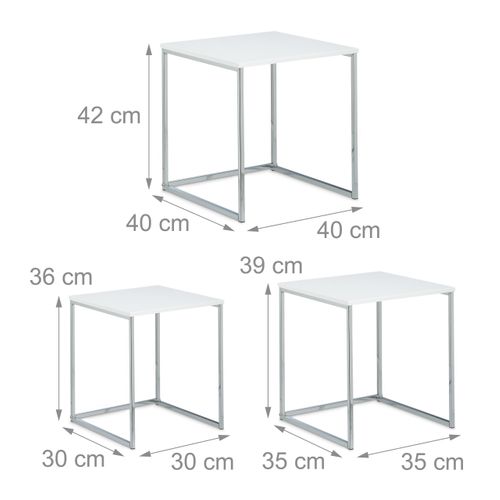Table Gigogne Lot De 3 Bois
