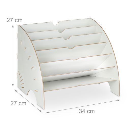 Rangement Documents Avec 6 Compartiments