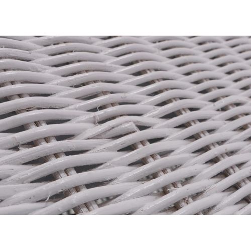 Coffre De Stockage, Banquette M92 Rotin Avec Coussin Kissen 88cm ~ Blanc