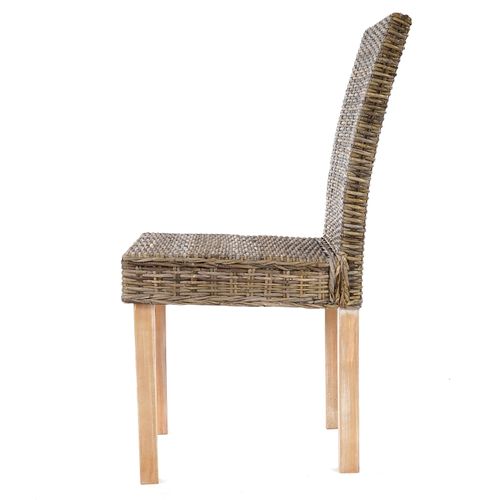 Lot De 4 Chaises De Séjour Littau Chaise En Osier, Rotin Kubu