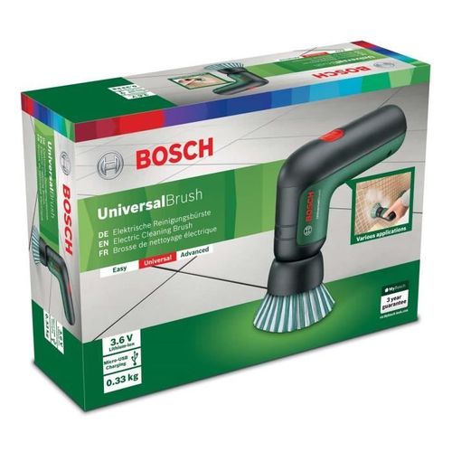 Brosse Électrique Sans Fil Universalbrush — 3,6 V, Micro‑usb, Ipx5