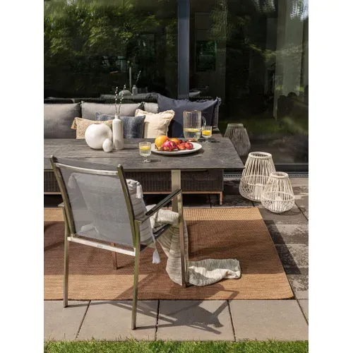 Tapis D'extérieur Et Intérieur Metro Marron 200x290 Cm