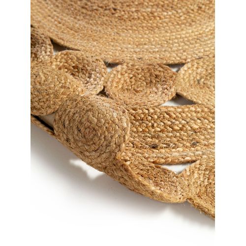 Tapis De Jute Jutta Marron Clair 120 Cm Rond