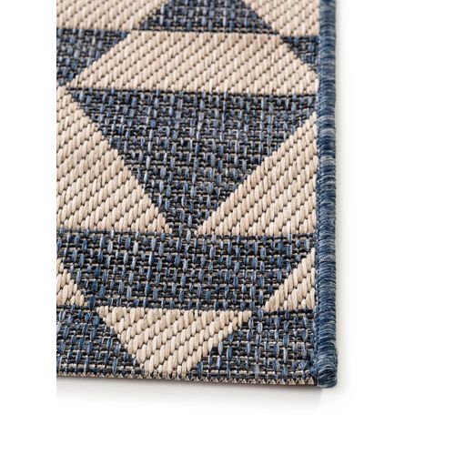 Tapis D'extérieur Et Intérieur River Beige/bleu 160x230 Cm
