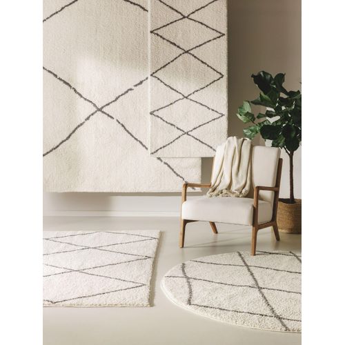 Tapis à Poils Longs Benno Crème 300x400 Cm