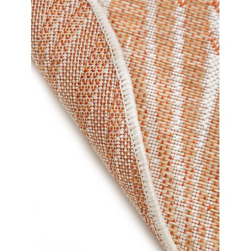 Tapis D'extérieur Et Intérieur Rond Cleo Orange  150 Cm Rond