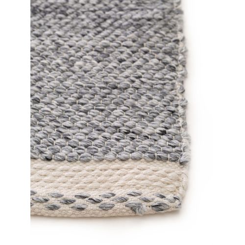 Tapis Fabriqué à Partir De Matériaux Recyclés Kiah Gris 120x170 Cm