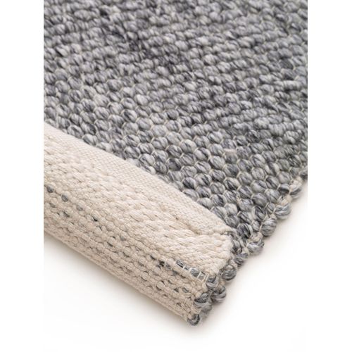 Tapis Fabriqué à Partir De Matériaux Recyclés Kiah Gris 120x170 Cm