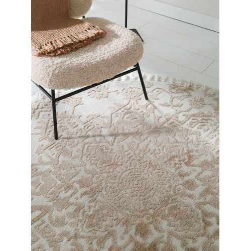 Tapis Rond Elias Beige  150 Cm Rond