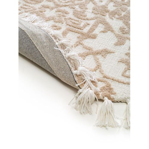 Tapis Rond Elias Beige  150 Cm Rond