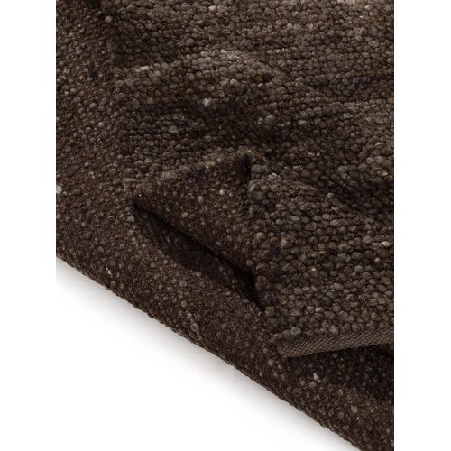Tapis De Laine Finn Marron 170x240 Cm