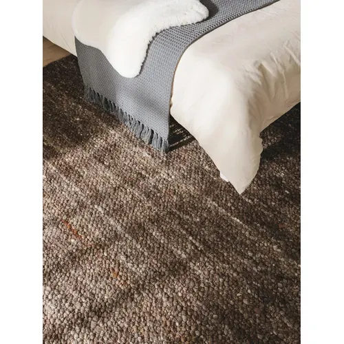 Tapis De Laine Finn Marron 170x240 Cm