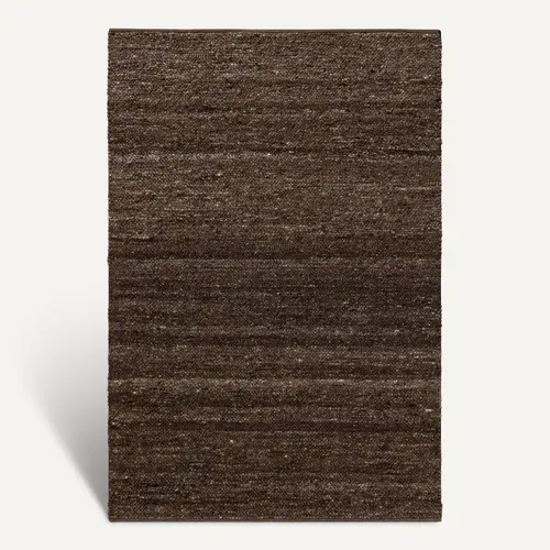 Tapis De Laine Finn Marron 170x240 Cm