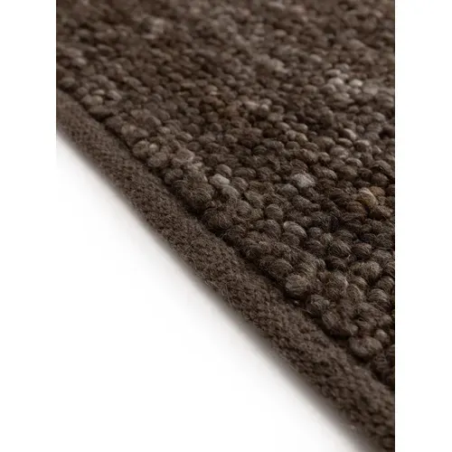 Tapis De Laine Finn Marron 170x240 Cm